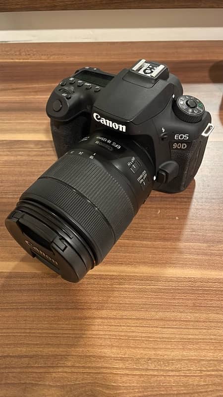 Canon 90D with 18-135mm kit lens | 50mm 1.8 lens 4