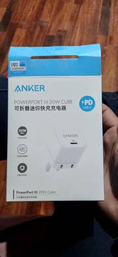 Anker 20w Charger Original New