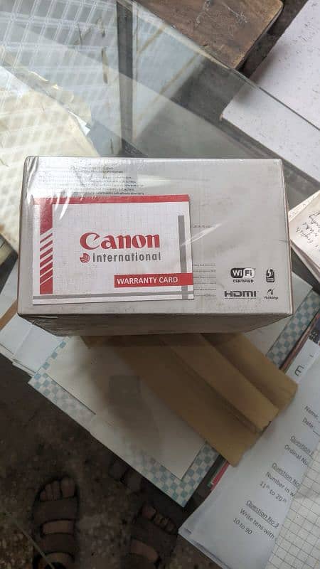 canon 4000D Dslr camera genuine box pack 3