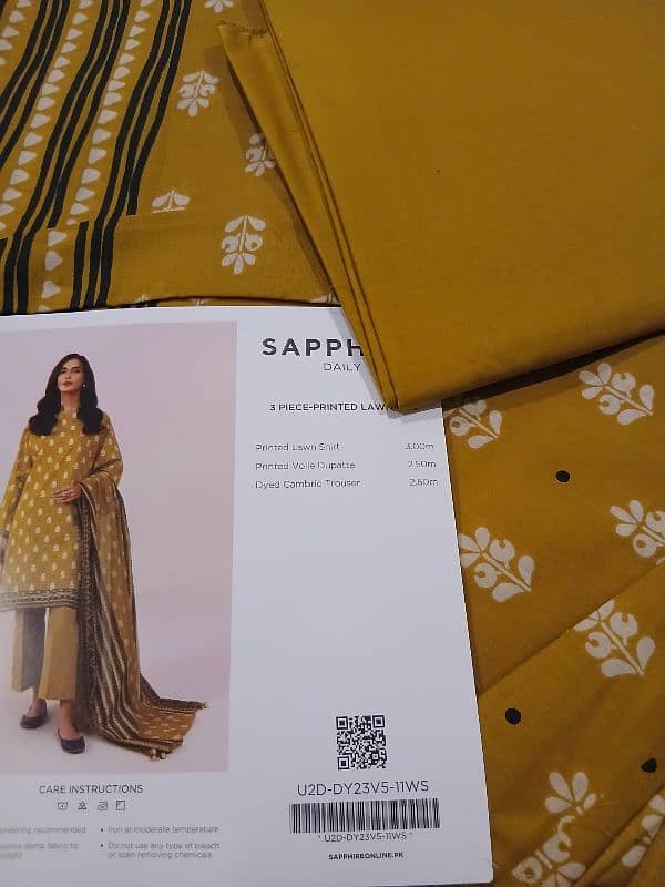 saffair lawn suit 3pcs original 2