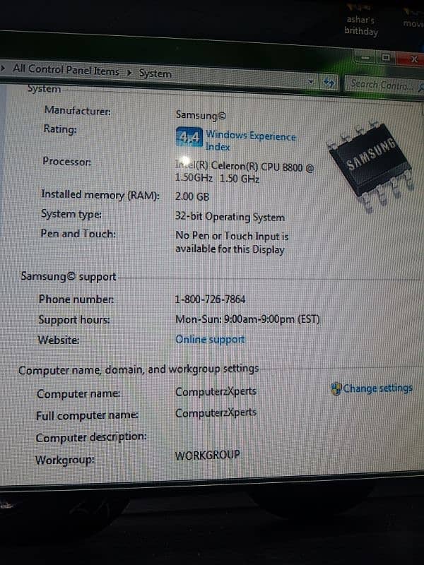 Samsung laptop 6