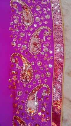 embroidery indian dupatta