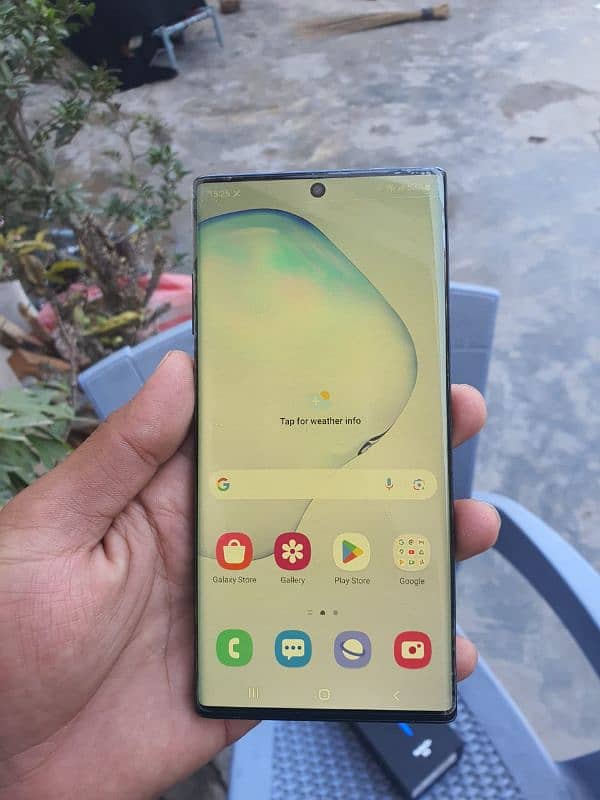 Samsung Note10 Plus 5G 12GB RAAM 256GB Room PTA approved 3