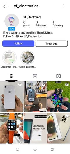 If You Want Any electronics item then Come on my Insta. .