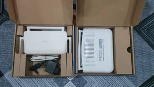 Fiberhome Wifi 6 Router SR1041E, Huawei GPON ONU HG6544C, Tenda AC6