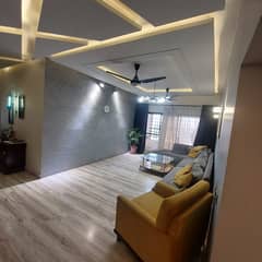 3 Bed DD Semi Furnished Apartment apartment available for Rent in Saima Jinnah Avenue