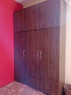 Almari 3 door with cabinet style wardrobe,