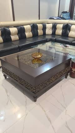 centre table used in TV lounge