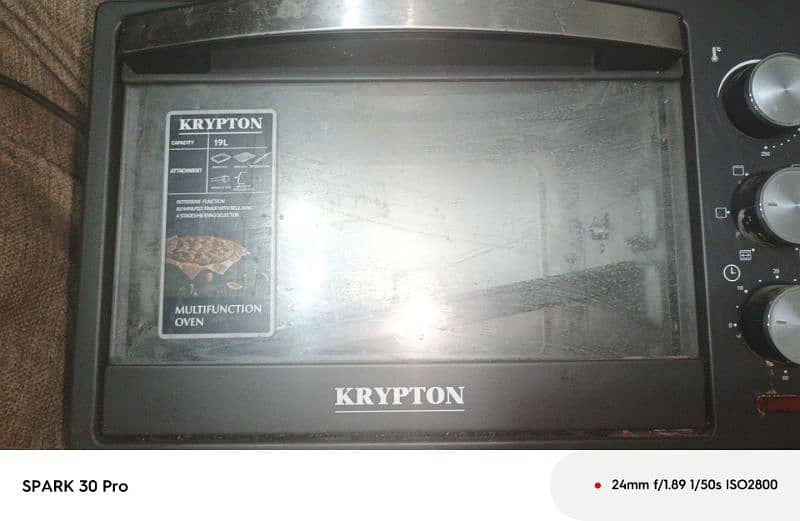 KRYPTON. oven 10/9 condition 1