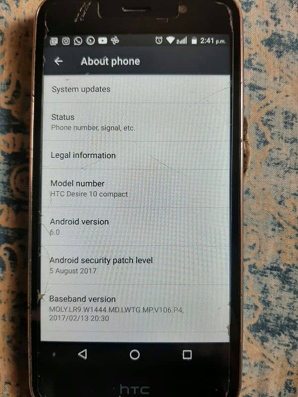 HTC desire 10 compect for sale 5