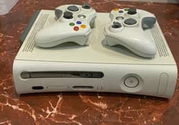 XBOX 360 with 2 controllers