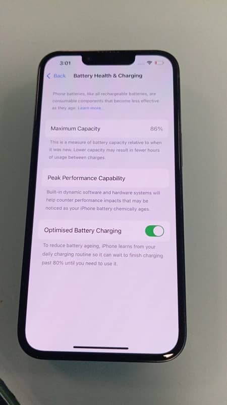 IPhone 13 - 128 - 86% Battery Health 0