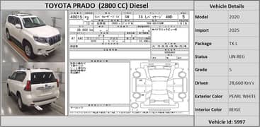 Toyota Prado 2020 TX-L Diesel