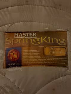 less used master spring king mattress