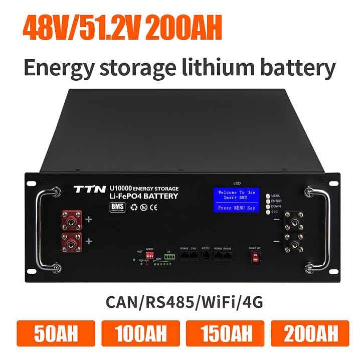 Lithium battery rechargeable battery high-capacity 48V backup battery 4