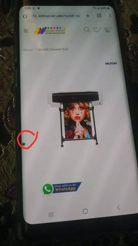 I am selling my Samsung Galaxy Note 8 lash condition 8