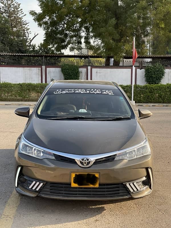 Toyota Corolla GLI 2018 Up For Sale 0