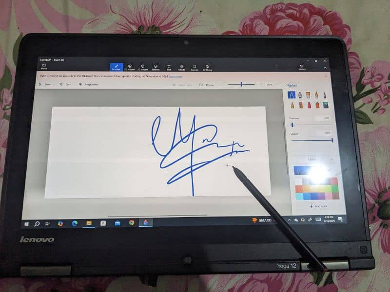 Lenovo Thinkpad yoga 12 Touch screen 5th gen 360 module 128 m2 2