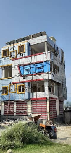 aluminium wall cladding sheet deluxe bond Attari construction builder