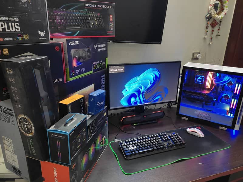 Core i7 11700k, 32 GB DDR4, VG27AQ, Gaming PC 0