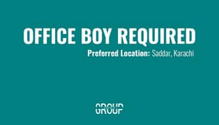 Office Boy Needed – Support Staff for Daily Office Tasks, Cleaning etc