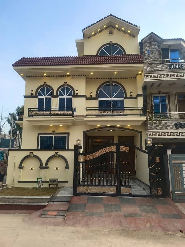 Buy House In G-13 Corner G-13 Islamabad 25x40 Proper Corner Brand New Designer House Versatile Design Park Face Front Open Ideal Location 0