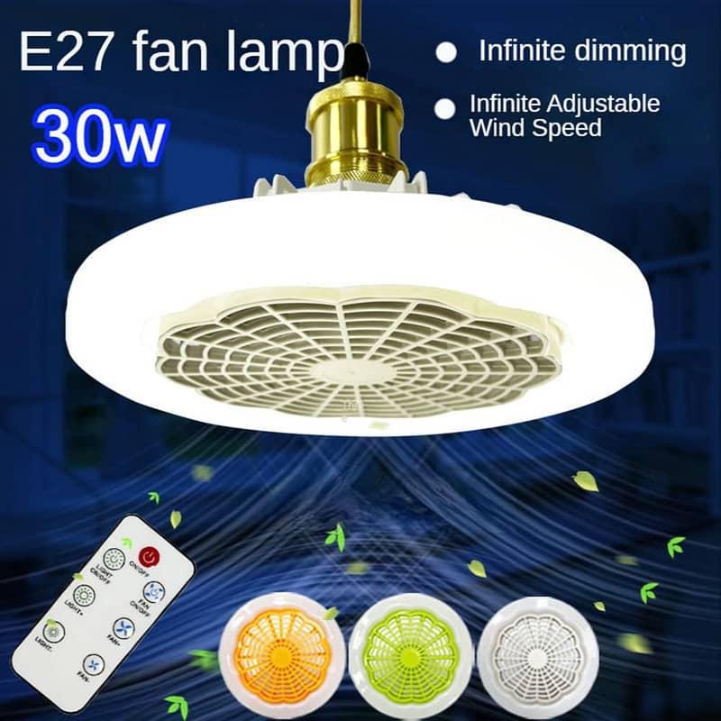 LED Smart Fan Light with Remote 0