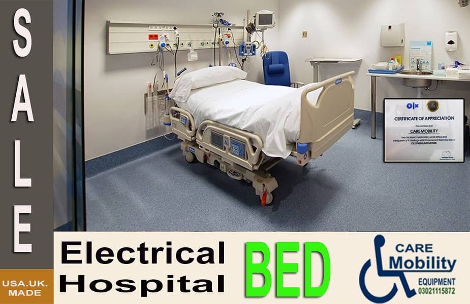 New Medical Bed in sialkot / Manual Bed Patient Bed /Electric Bed 17