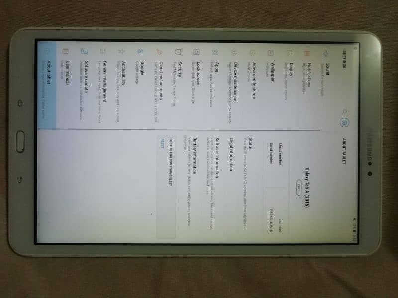 Samsung tab A6 1