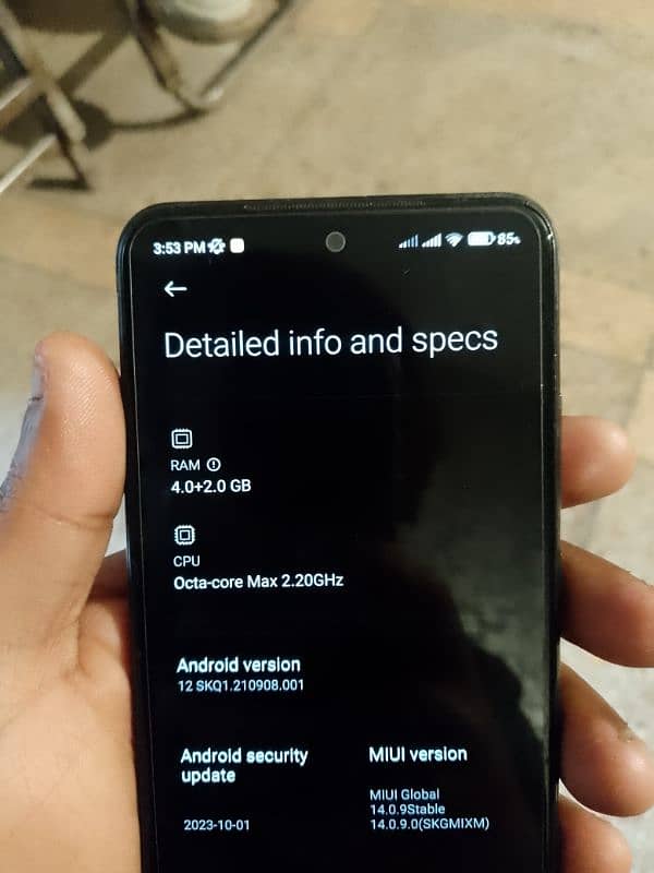 Redmi Note 10 4GB Ram 128GB Rom 5