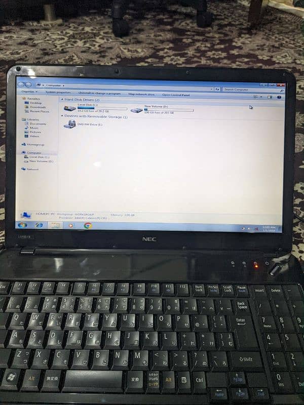 NEC LAPTOP. . . . . change possible with mobile 0