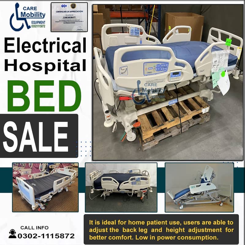 ICU bed Hospital bed In Faisalabad Medical Bed/ Surgical Electric Bed 15