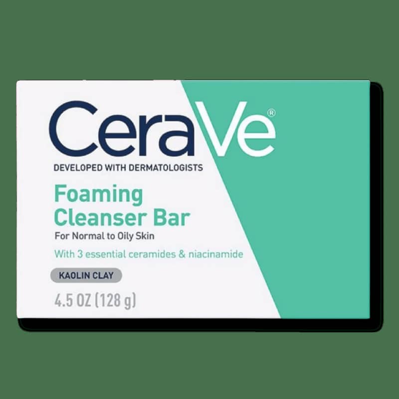 CeraVe Foaming Cleanser Bar For Normal To Oily Skin (128g) 0