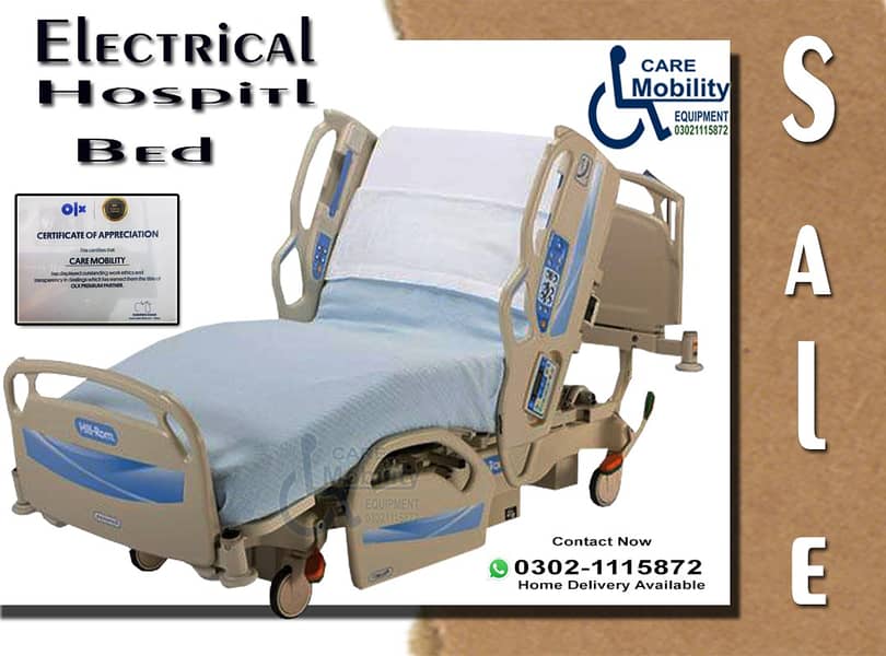 Hospital bed In Peshawar Medical Bed/ Surgical Electric Paitent bed 2