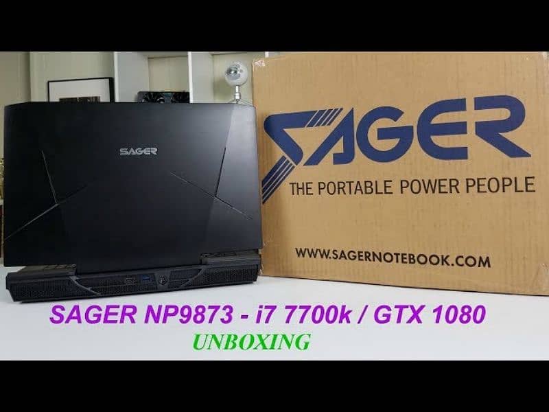 Sager p870km-gs 32gb 1th m. 2 name gtx 1080 8gb 1