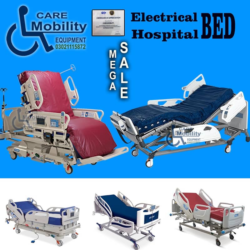 Electric bed Patient bed for sale ICU bed USA Imported Hospital bed 3