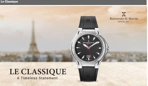 Bernhard H. Maye"Le Classique" watch