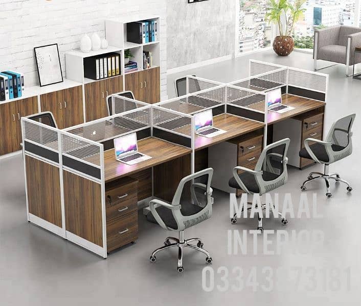 Executive table,Cubic Table Workstation Table, 12