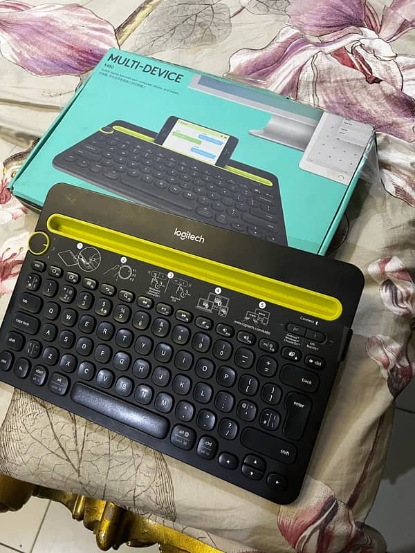 Logitech K480 Multi-Device Wireless Bluetooth Keyboard – For Sale 1