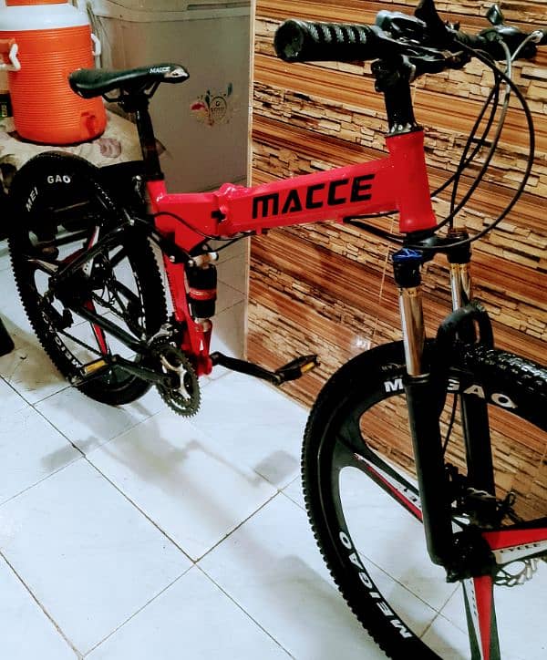 folding bike full size 26 inch new 5 month used call no. 03149505437 2