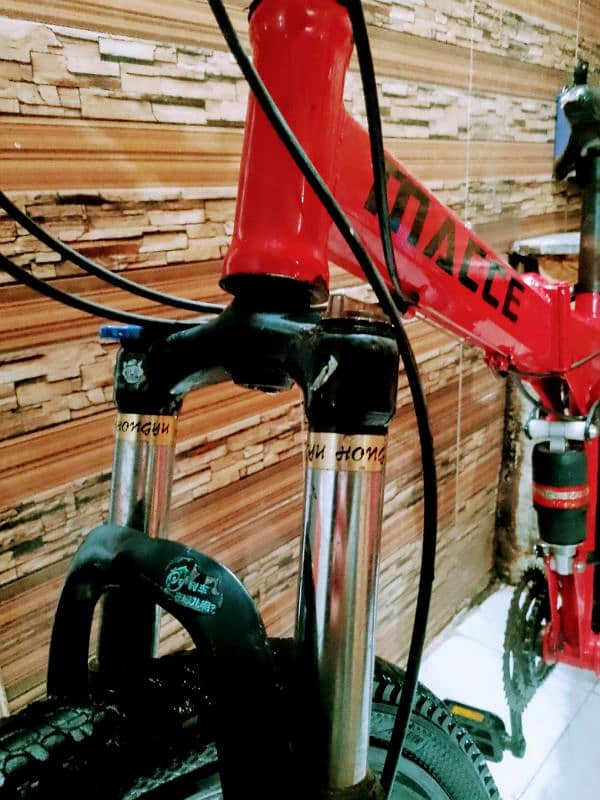 folding bike full size 26 inch new 5 month used call no. 03149505437 4