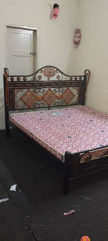 full size iron bed 3