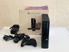 XBOX E SLIM (JTAG JAILBREAK) BOX ALL ASSESORIES GAME INSTALLED NEW