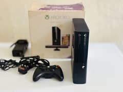 XBOX E SLIM (JTAG JAILBREAK) BOX ALL ASSESORIES GAME INSTALLED NEW