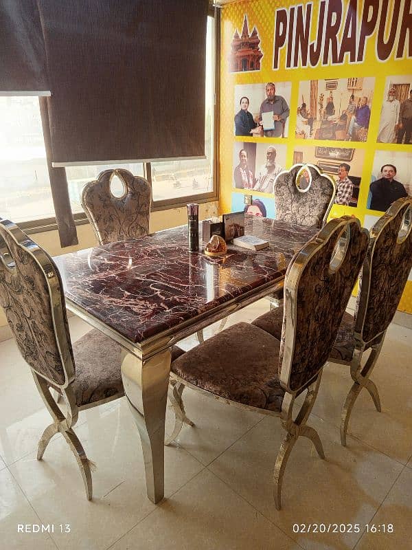 Dining table with chairs 3