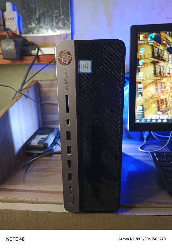 HP PRODESK 600 SFF WITH LED KEYBOARD MOUSE 6