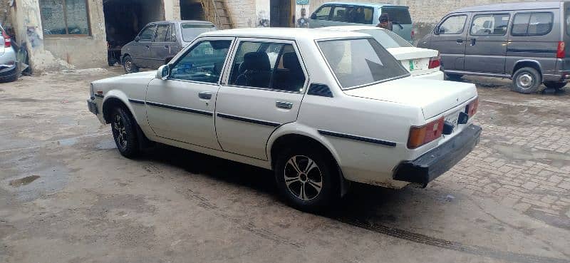 Toyota Corolla 1982 4k engine petrol LPG waekoig Android panel 2