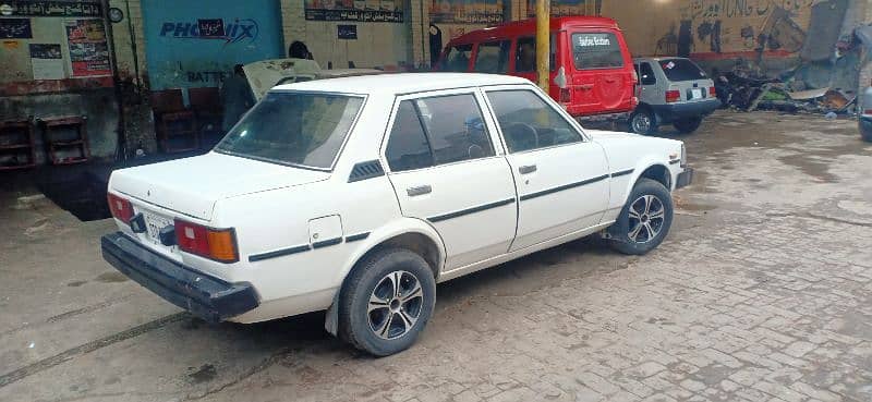 Toyota Corolla 1982 4k engine petrol LPG waekoig Android panel 3