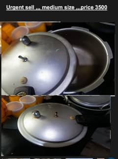 pressure cooker, urgent sell, condition like new. . .