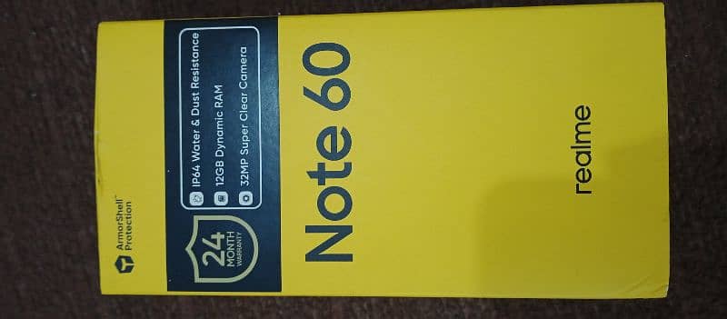 Realme Note 60, Approx 2 Years Warranty till 30 December 2/0/2/6 8